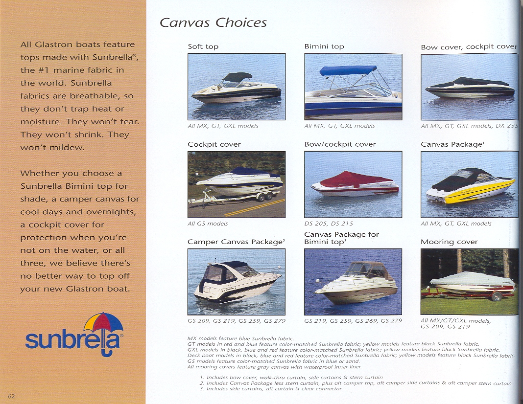 2019 Glastron® Boat Catalog, Parts List, & Product Information
