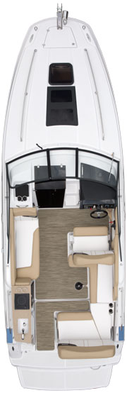 Top down view